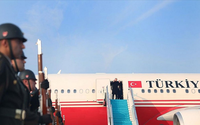 Cumhurbaşkanı Erdoğan, Azerbaycan'ın başkenti Bakü'ye gitti Cumhurbaşkanı Erdoğan, Azerbaycan'ın başkenti Bakü'ye gitti