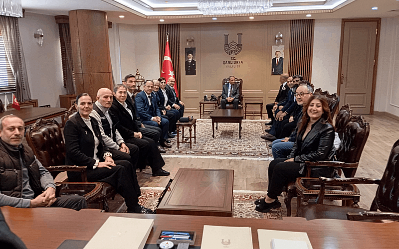 TİGAD'dan Şanlıurfa Valisi Şıldak'a ziyaret TİGAD'dan Şanlıurfa Valisi Şıldak'a ziyaret