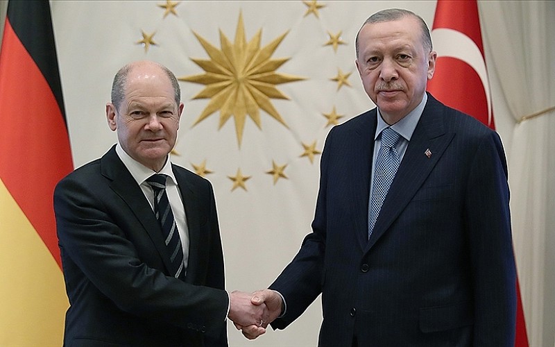 Cumhurbaşkanı Erdoğan, Almanya Başbakanı Scholz'u kabul etti Cumhurbaşkanı Erdoğan, Almanya Başbakanı Scholz'u kabul etti