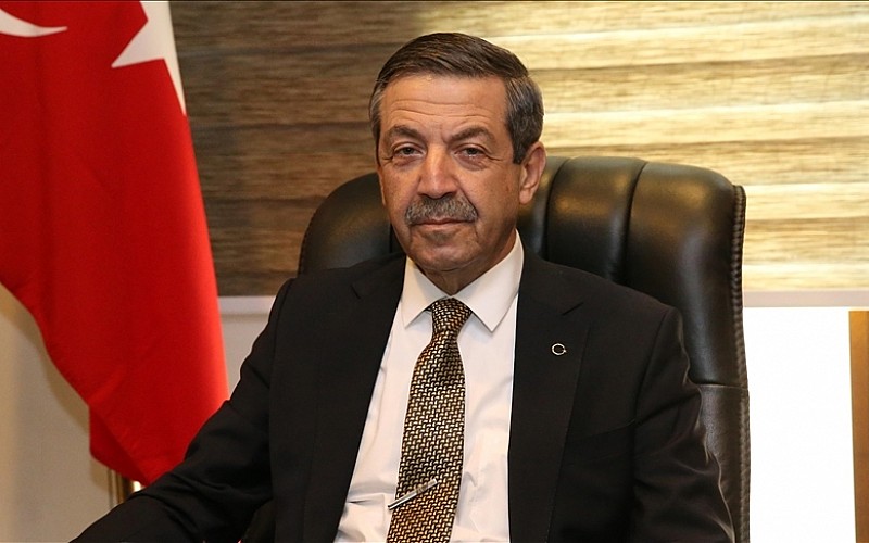 KKTC Dışişleri Bakanı Ertuğruloğlu, tarihe 'şaka olsun' diye kurulan bir devlet olmadıklarını söyledi KKTC Dışişleri Bakanı Ertuğruloğlu, tarihe 'şaka olsun' diye kurulan bir devlet olmadıklarını söyledi