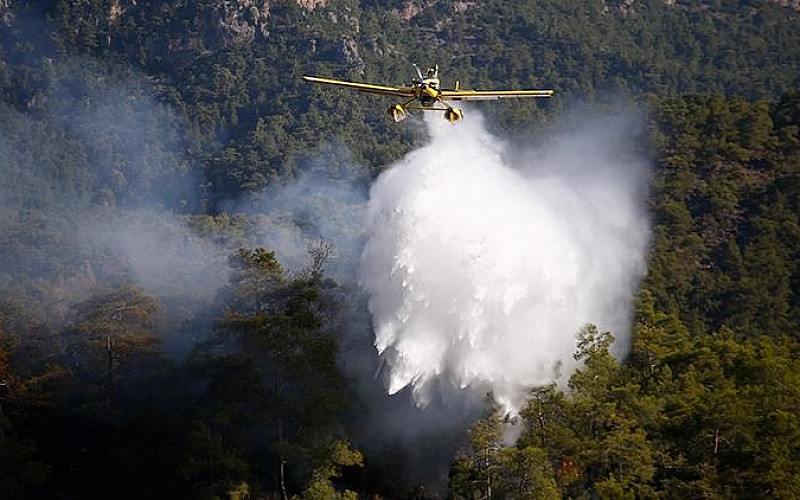 Alanya'da çıkan orman yangını kontrol altına alındı Alanya'da çıkan orman yangını kontrol altına alındı
